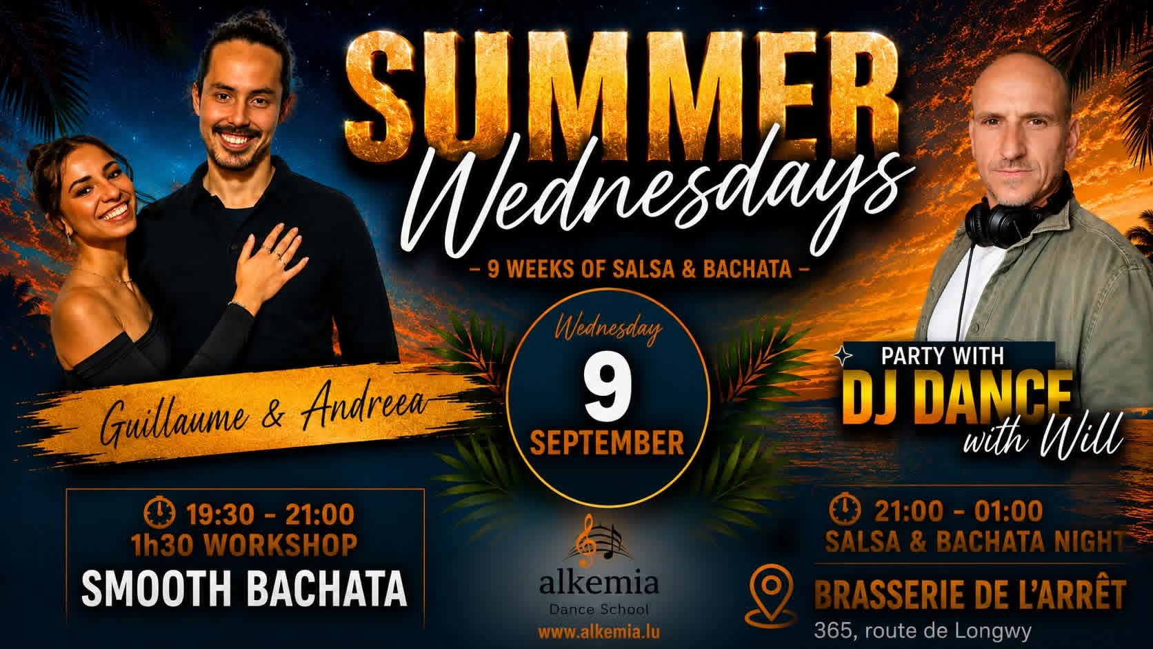 Summer Wednesdays — Bachata Fusion Workshop & Party