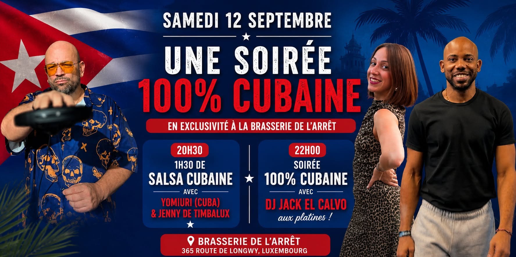 Une soirée 100% cubaine — avec DJ Jack El Calvo