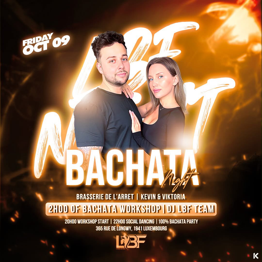 2H BACHATA WORKSHOPS + 100% LBF BACHATA NIGHT