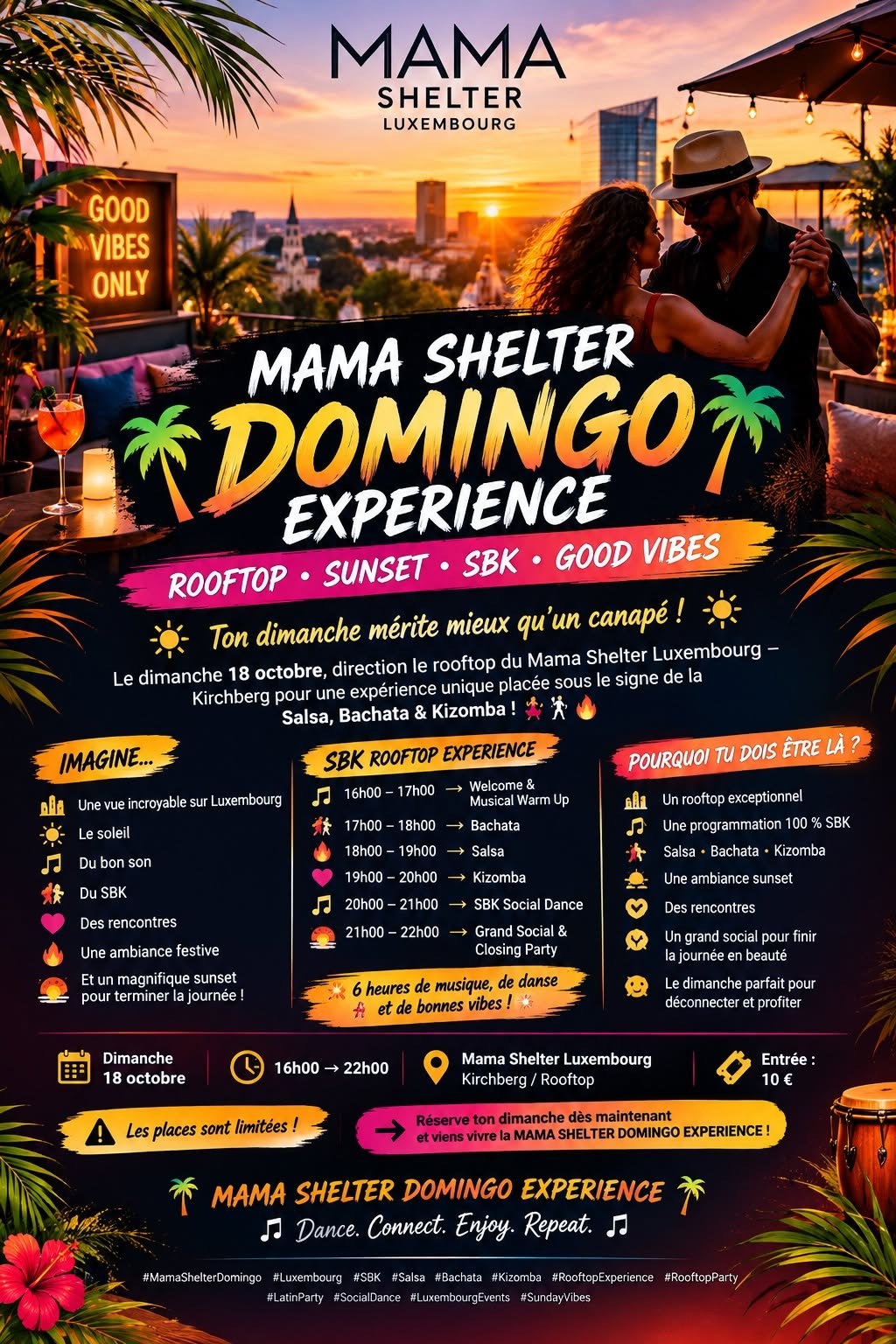 Mama Shelter Domingo Experience — SBK Rooftop Experience