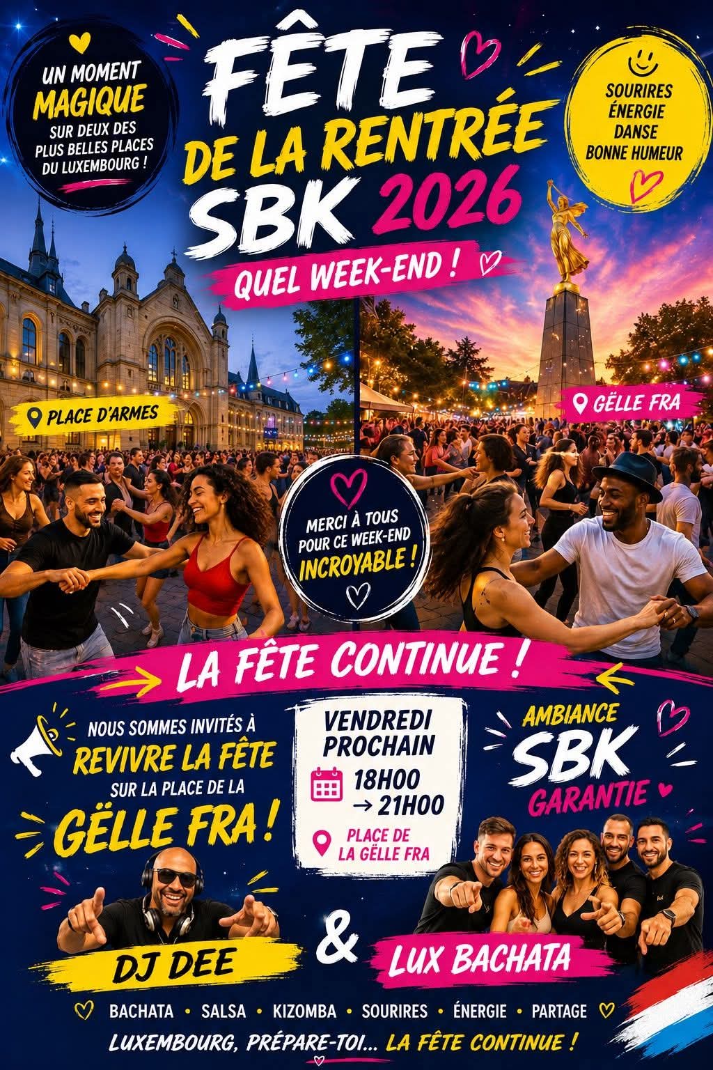 Fête de la Rentrée SBK 2026 — Acte II (Gëlle Fra)