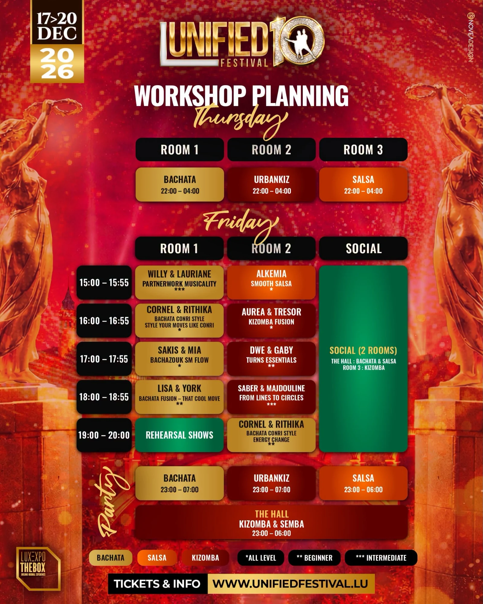 Unified Festival — Room 1 (Thu 17 Dec)